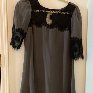 Silk and lace Anthropologie dress